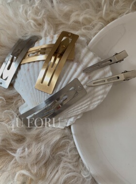 欧美范儿刘海发夹头发蓬松夹子朋克无痕发夹侧边简约设计一字夹女