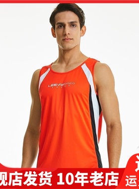 Leevy力为紧身衣背心吸湿排汗打底上衣圆领纯大码快干运动G53005