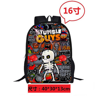 stumble guys绊倒小子中小学生书包儿童背包双肩包一件