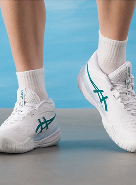 Asics/亚瑟士 Gel-Resolution X 男女防滑耐磨低帮网球鞋1041A481