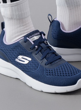 Skechers斯凯奇新款女鞋网面透气复古缓震运动休闲鞋149544