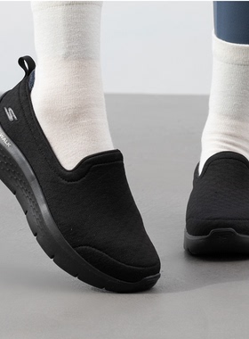 Skechers斯凯奇女鞋夏季健步鞋透气舒适轻质休闲鞋耐磨大底124825