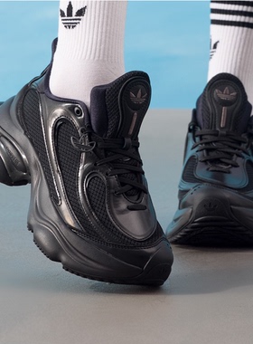 adidas阿迪达斯三叶草25新款冬女OZVENUZ厚底运动鞋JS2468