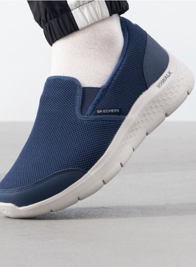 Skechers/斯凯奇男鞋新低帮健身训练运动一脚穿加绒休闲鞋216331