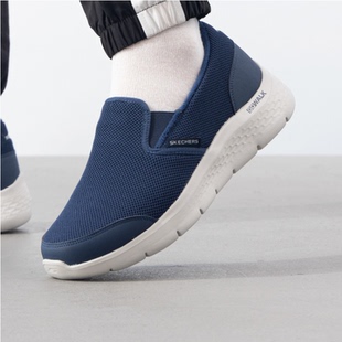 Skechers/斯凯奇男鞋新低帮健身训练运动一脚穿加绒休闲鞋216331