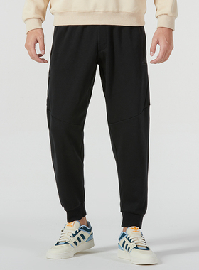 Adidas阿迪达斯春秋季男士纯棉针织束脚运动休闲裤 IP4919 IP4967
