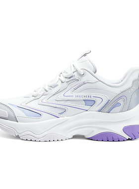 Skechers斯凯奇漫月鞋新款女子轻质缓震舒适透气复古老爹鞋177592