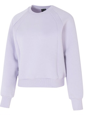 Skechers斯凯奇秋季女款圆领纯色针织套头卫衣 P324W033