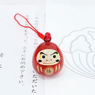 京都日本达摩水琴铃铛清水寺御守生肖日系礼物水音铃铛配饰挂件