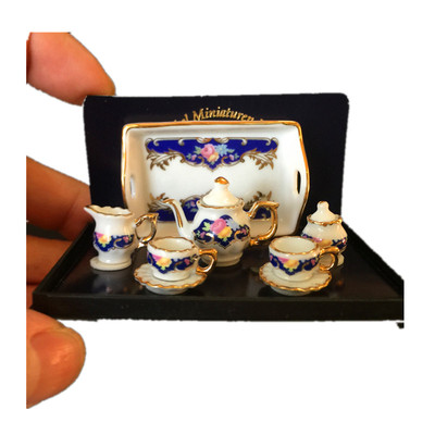 新款OB11森林家族/1:12娃屋微缩陶瓷茶具食玩/rement blythe 小布