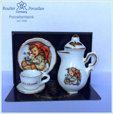 欧式德国微缩迷你喜姆娃图案茶具/迷你厨房/BLYTH6分/ BJD6分