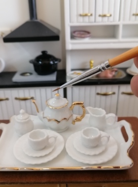 新款德国ReutterPorzellan白瓷迷你茶具咖啡具/BJD6分/BLYTHE6分