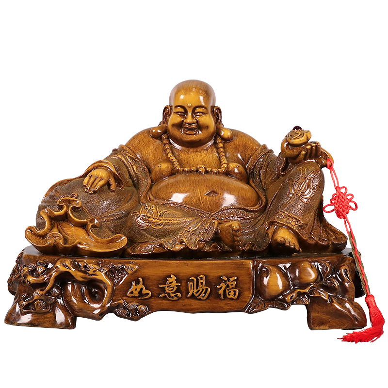 树脂开业礼品新中式桌面弥勒佛