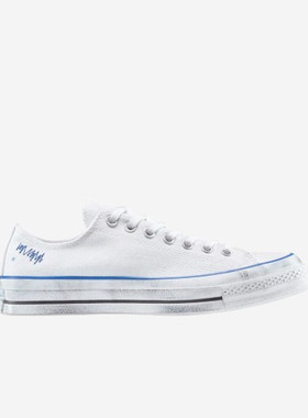 匡威Ader Error x Converse Chuck 70s 白蓝色低帮帆布鞋A14289C