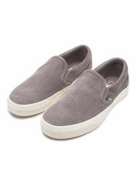 VANS范斯Slip On男女新款复古灯芯绒一脚蹬运动滑板鞋VN0A2Z41D3Y