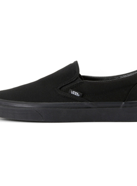 韩国VANS范斯Silp-On经典低帮黑武士一脚蹬运动板鞋VN000EYEBKA