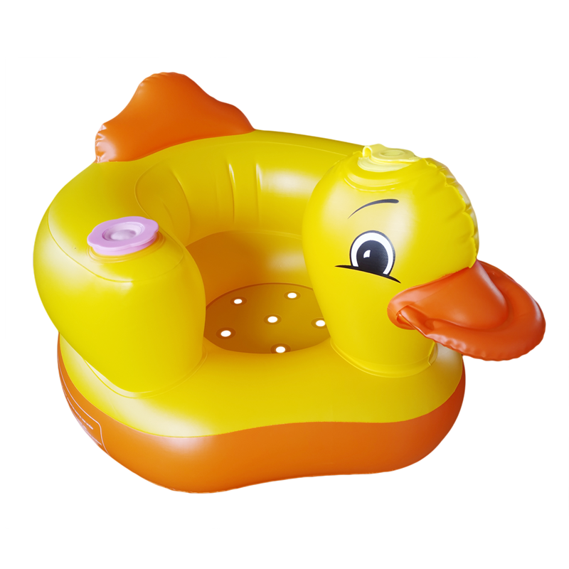 宝宝学婴儿便携式浴凳充气小沙发