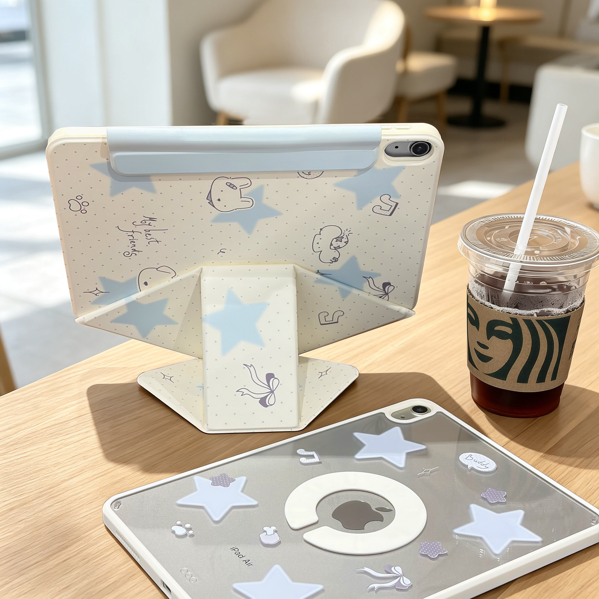 【顺丰】iPad保护壳磁吸增高支架图片