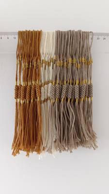 文玩葫芦DY配件玉米结钱袋腰绳挂绳手搓棉线纯手工编织葫芦装饰绳