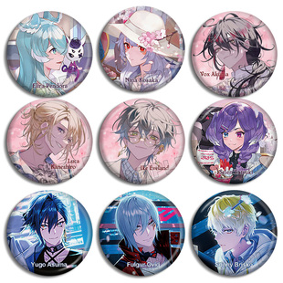 NIJISANJI EN 樱花盛开 彩虹社 Vox 虚拟主播周边徽章吧唧现货