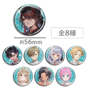 彩虹社六月花嫁周边 23婚谷 吧唧徽章Vox Ren Nina Scarle 奥利弗