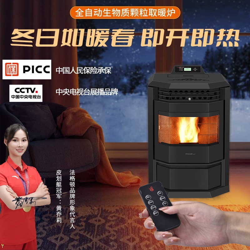 FAGORDN德国生物质颗粒木柴壁炉