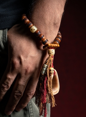 卡杰格朵牦牛骨藏式原创设计手串