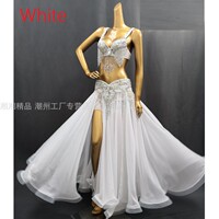 性感成人大码肚皮舞演出服亮片舞台表演服套装bellydance costume