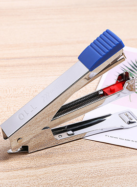 B87T10订书机便携省力金属订书器办公用学生文具小号装订机厂家直