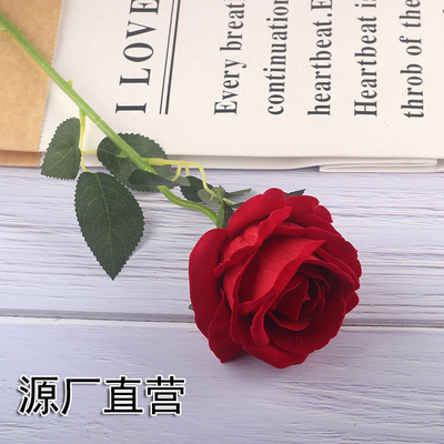 仿真花玫瑰花假花摆设