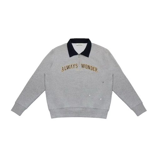 alwayswonder邝玲玲新品00K生日系列class of 00k OOK卫衣灰色