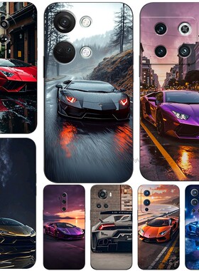 磨砂软手机壳适用一加ACE56NORD7N202V8PRO9RT10竞速11R1213 兰博基尼跑车赛车