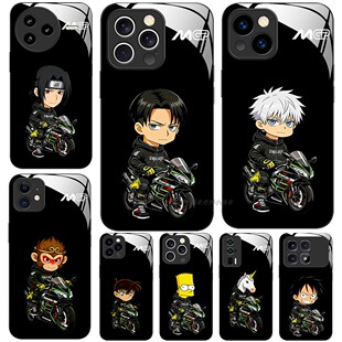 玻璃手机壳适用红米K90K80PRO K70K60K50至尊K40K40SK30 Ultra 机车卡通动漫系列原创