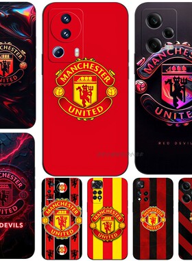 磨砂软手机壳适用红米NOTE1413K80K70K50K6012turbo11PROPLUS+至尊K40K30iUltra5G 曼联足球