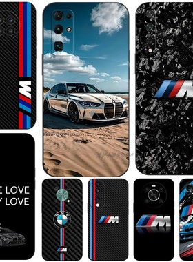 磨砂软手机壳适用荣耀200 100 50 60 70 80GT 90 X50X40X10X20X30Pro+2020S畅玩40Plus 宝马M2M3M5条纹