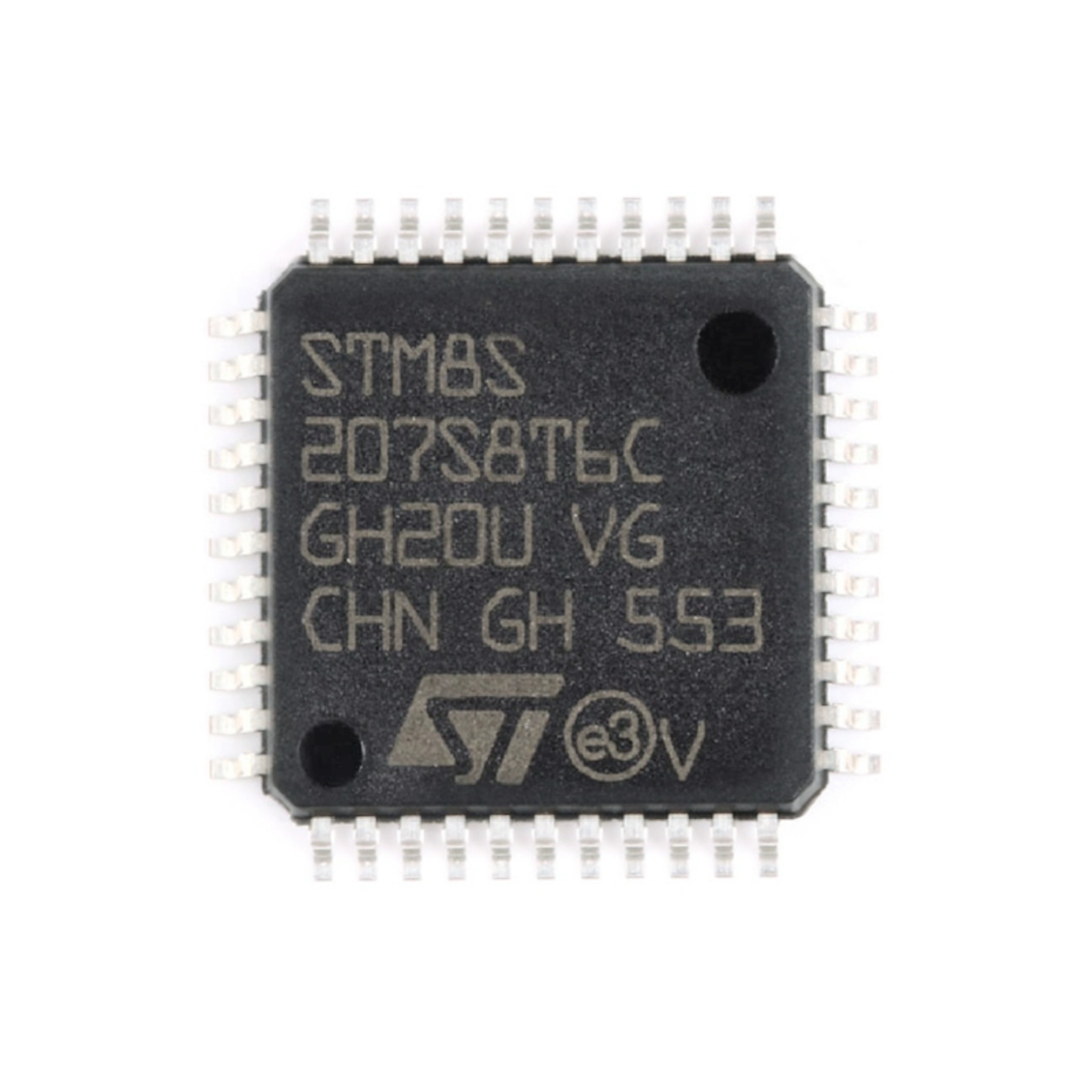 全新原装 STM8S207S8T6C LQFP-44 24MHz/64KB闪存/8位微控制器MCU