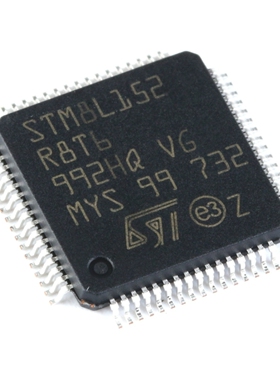 全新原装 STM8L152R8T6 LQFP-64 16MHz/64KB闪存/8位微控制器-MCU