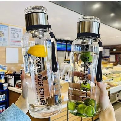 吨吨杯玻璃水杯大容量1000ml水壶墩杯茶杯男茶水分离泡茶杯办公室