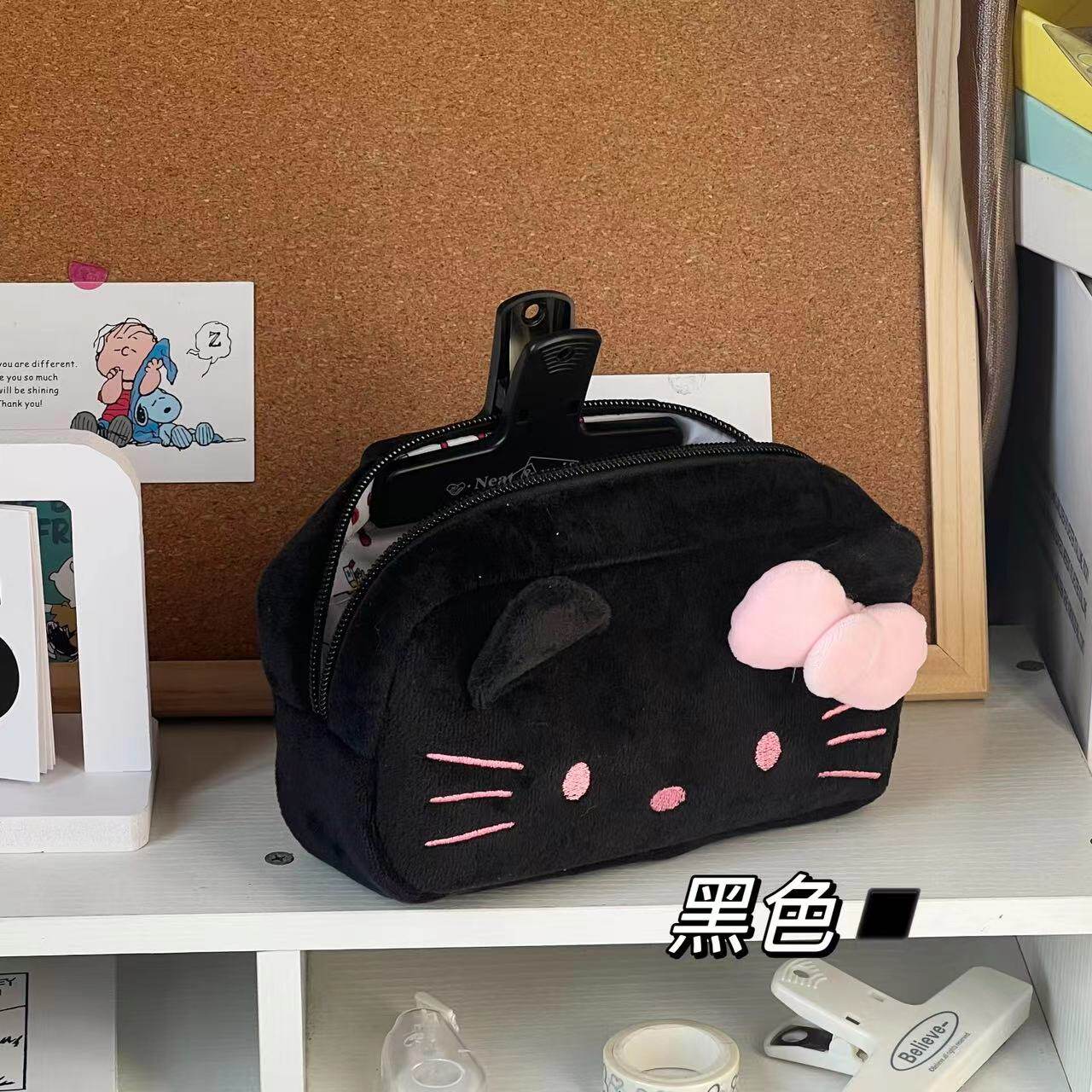 HelloKitty猫高颜值大容量笔袋学生桌面收纳袋初高中生文具铅笔盒,文具电教/文化用品/商务用品,笔袋,淘宝优惠券,粉丝福利购,淘宝优惠卷