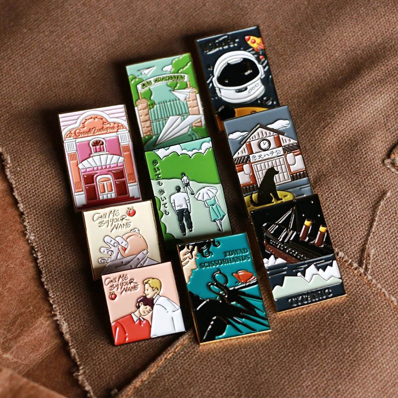 联邦走马电影金属徽章文创礼物