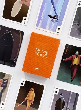 SAME电影扑克牌文创小丑周边影迷礼物电影人物手绘插画创意卡牌