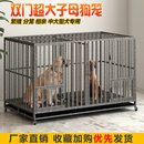 狗笼子大型犬特大号金毛拉布拉多狗窝全方管宠物子母笼家用宠物笼