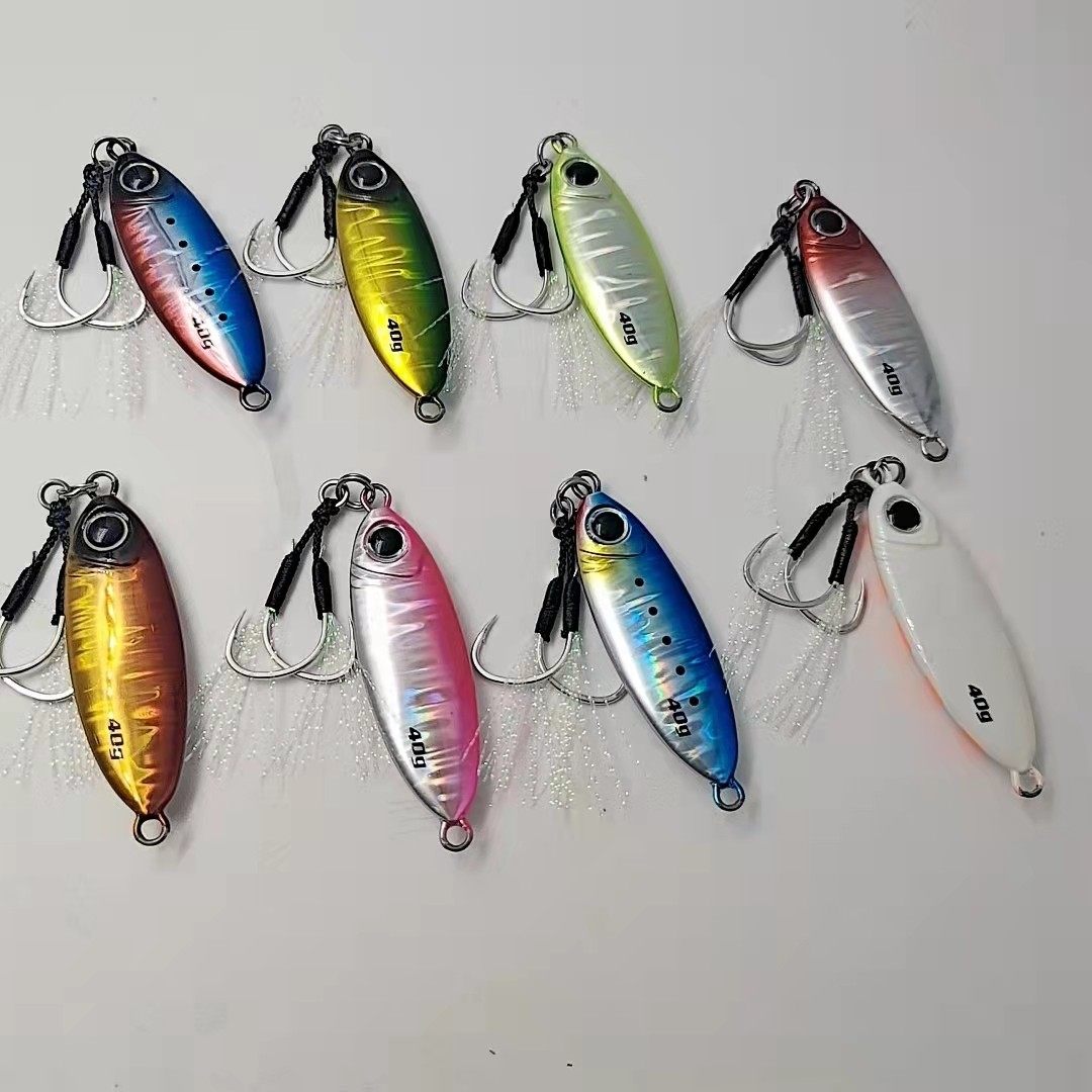 船大工72海钓岸抛慢摇铁板饵夜光远投路亚饵鲈鱼假饵40g60g80g130,户外/登山/野营/旅行用品,路亚饵,淘宝优惠券,粉丝福利购,淘宝优惠卷