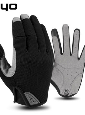 GIYO自行车山地车户外运动全指触屏手套防风保暖男女秋冬骑行S-05
