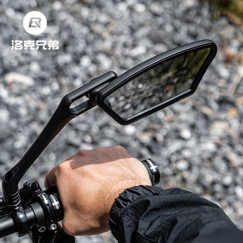 洛克兄弟电瓶踏板车通用后视镜