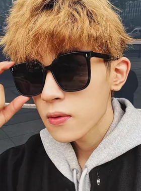 gm墨镜女防晒高级感防紫外线情侣太阳眼镜男款潮开车潮人新款圆脸