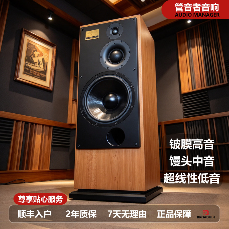 管音者12寸三分频家用HIFI落地箱