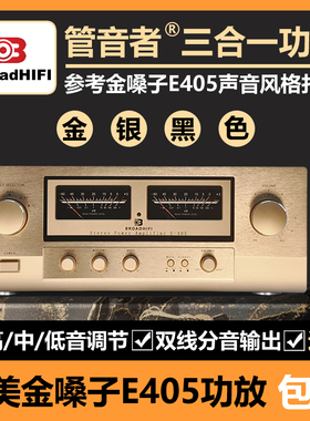 管音者参考金嗓子E405声音HIFI大功率发烧进口元件金封管家用功放