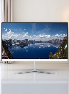 全新一体机电脑19寸白色超薄高配i3i5内置音响WIFI蓝牙Win10固态