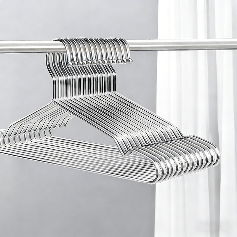 304不锈钢衣架家用挂衣架子凉晾衣撑加粗加厚撑子晒衣挂衣服挂钩,收纳整理,金属衣架,淘宝优惠券,粉丝福利购,淘宝优惠卷
